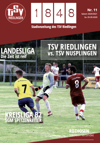 3. Spieltag: TSV Riedlingen - TSV Nusplingen