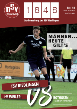 10. Spieltag: TSV Riedlingen - FV Weiler