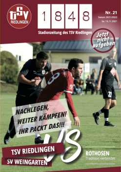 15. Spieltag: TSV Riedlingen - SV Weingarten