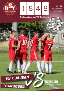 17. Spieltag: TSV Riedlingen - FV Ravensburg II 
