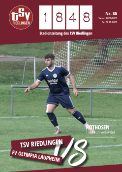13. Spieltag: TSV Riedlingen - FV Olympia Laupheim
