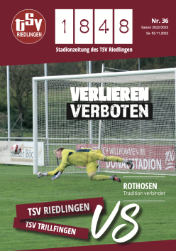 15. Spieltag: TSV Riedlingen - TSV Trillfingen
