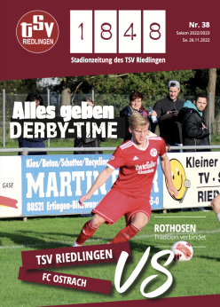 18. Spieltag: TSV Riedlingen - FC Ostrach