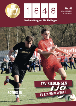 AR 15. Spieltag: TSV Riedlingen - FC Rot Weiß Weiler