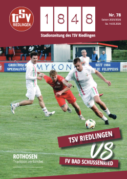 22. Spieltag: TSV Riedlingen - FV Bad Schussenried