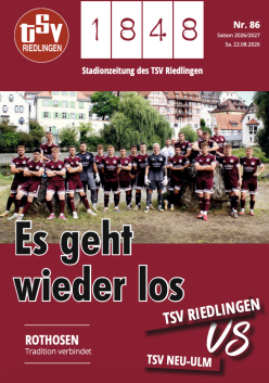 2. Spieltag: TSV Riedlingen - TSV Neu-Ulm