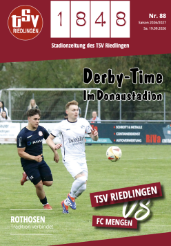 6. Spieltag: TSV Riedlingen - FC Mengen