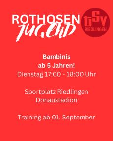 D-Jugend Trainingszeiten