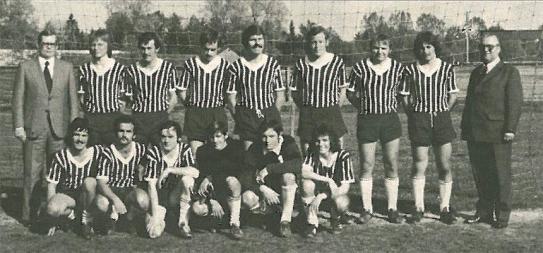 Die I. Mannschaft von 1975